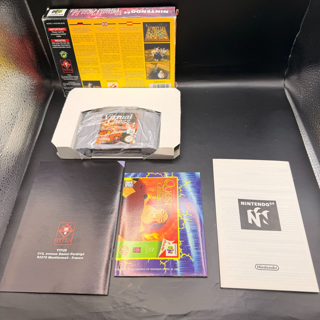Nintendo Giochi: Nintendo 64 Spiel Virtual Chess 64 OVP – Usato da Düdingen venduto da Nerdworld 2