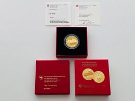 Krokodil 50.- Gold 2019 Künstler Signatur Nr. 181 RAR