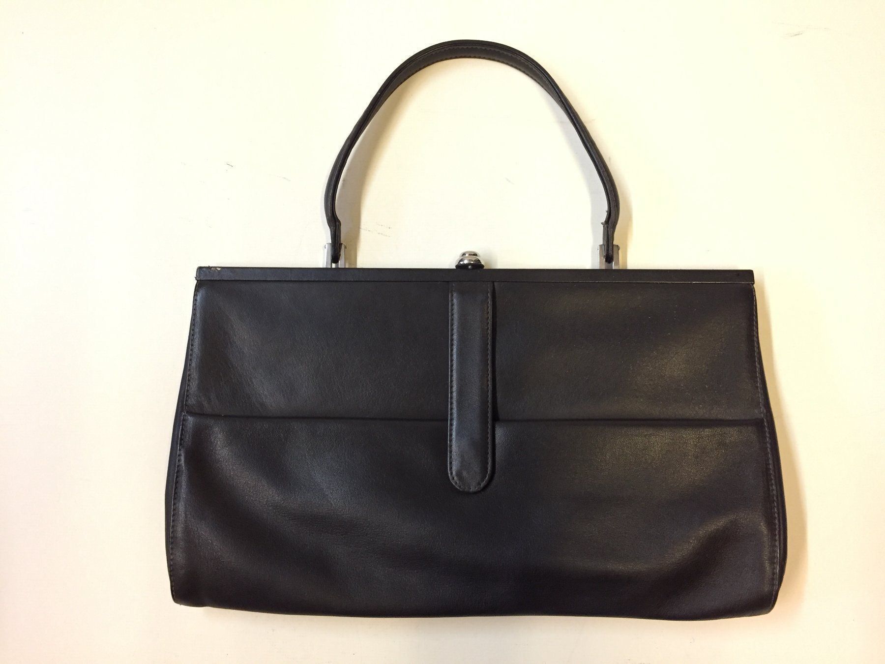 Borse da donna: Elegante Handtasche aus echtem Leder – Usato da Schaffhausen venduto da vintageville 5