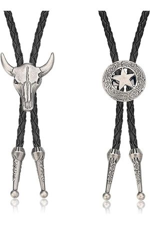 Bolo Tie - Western Cowboykrawatte - Stierkopf/Stern —> NEU!