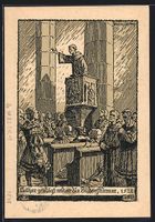 Martin Luther predigt wider die Bilderst