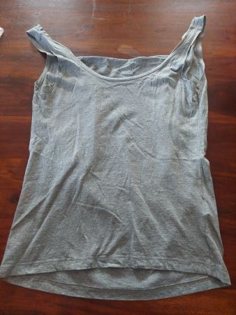 Noisy May Shirt Grösse S Mittelgrau