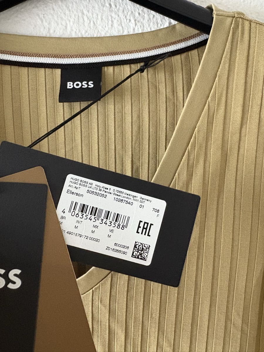 Hugo Boss Top: Top Kaki Hugo Boss New – Nuovo e nell'imballaggio originale da Baar venduto da Amd_9tmw 2
