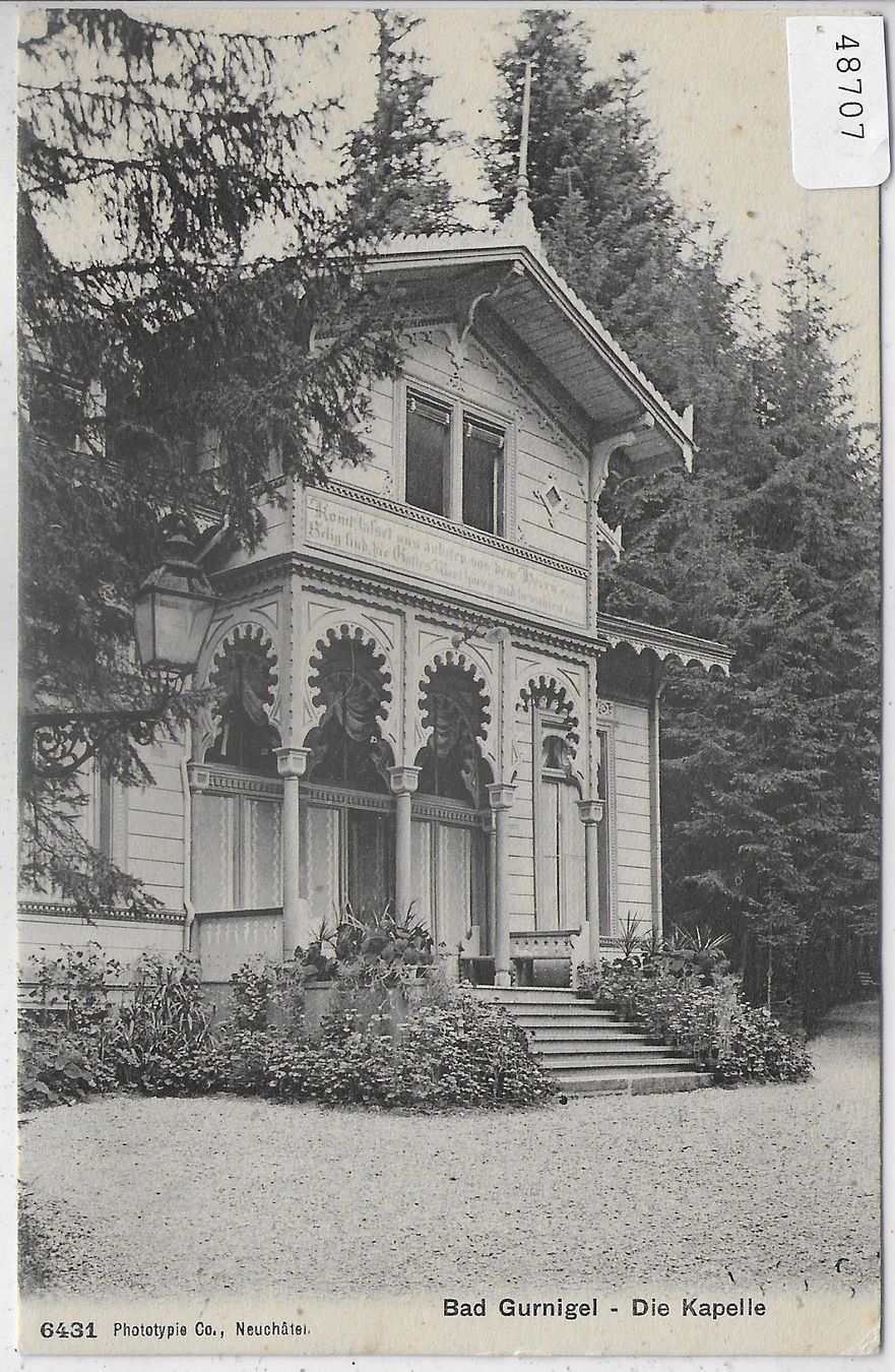 Cartes postales: Bad Gurnigel - Die Kapelle – D'occasion à Ettingen par Kartenplanet