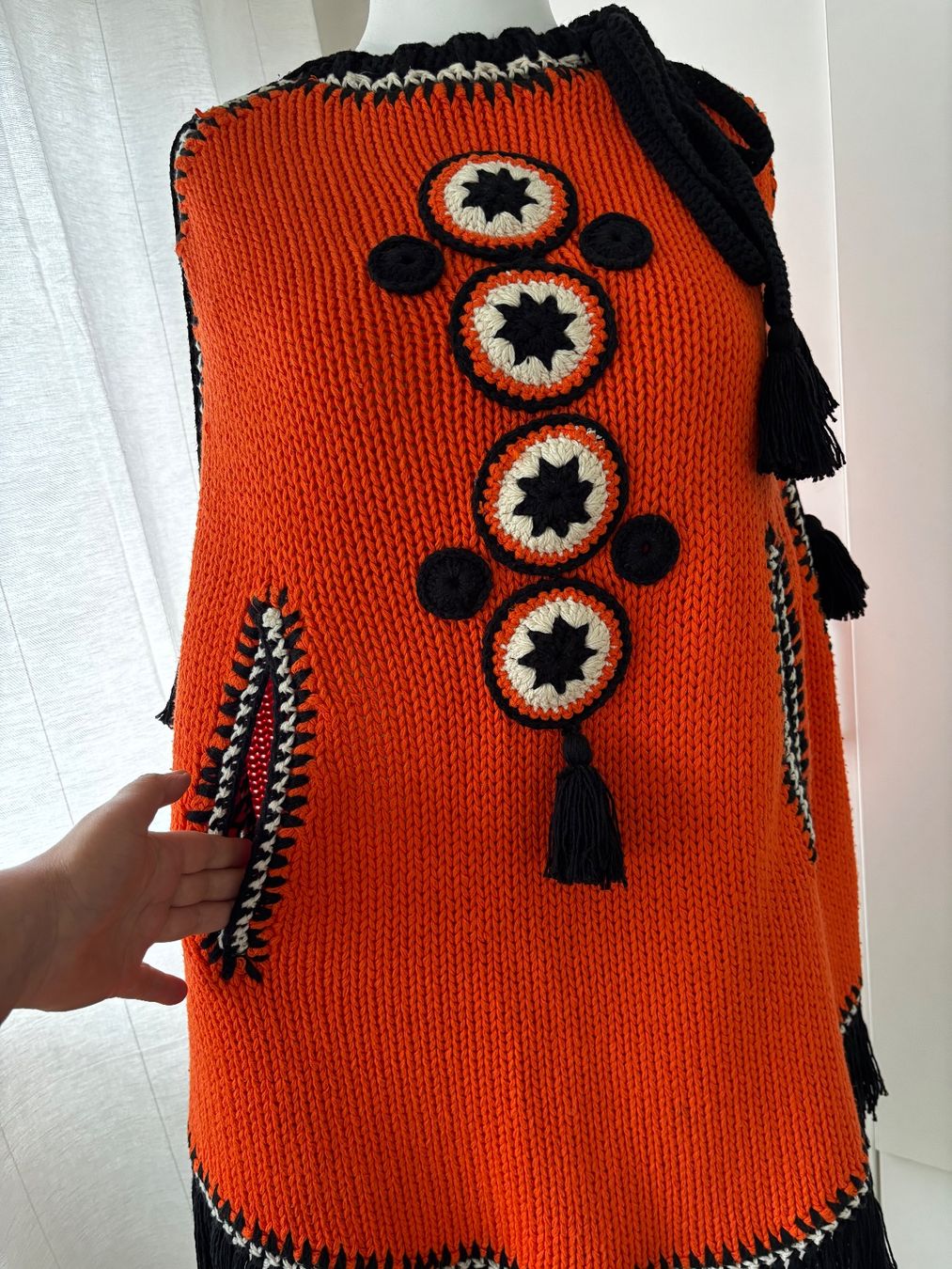 Altro in Moda donna: Malerne Birger Poncho Orange,  neue – Usato da Wangen ZH venduto da tel_gxb5 1