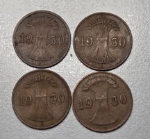 4 x 1 Reichspfennig 1930, Deutsches Reich