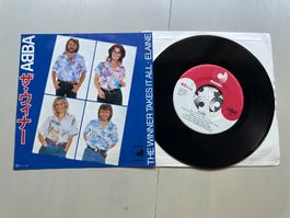 ABBA rare Single The winner takes Japan Songtext differnt