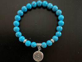 Armband mit Naturstein ( one Size-mit Gummi)