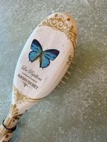 Haarbürste Bürste Holzbürste Schmetterling Brosse Boudoir