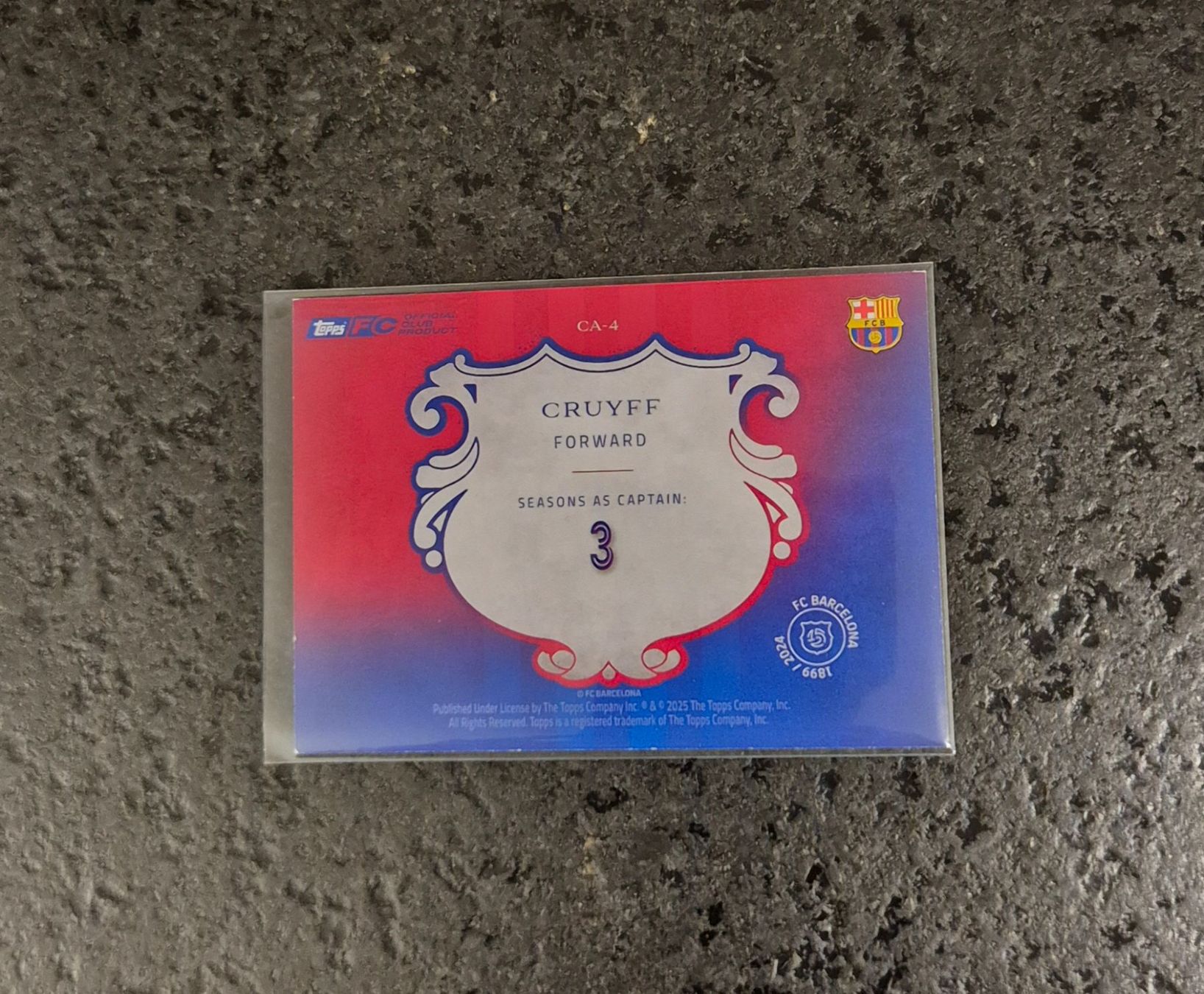 Topps Carte collezionabili: Cruyff - Barcelona - Topps – Nuovo (secondo la descrizione) da Burg AG venduto da Danoe 1