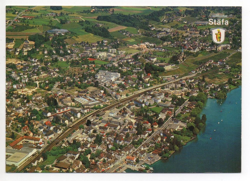 STÄFA am Zürichsee, Flugaufnahme (Neu (gemäss Beschreibung)) in Jona ...