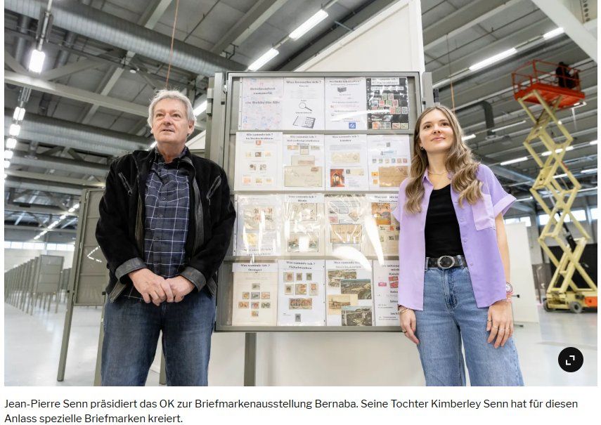 Tutti i francobolli: Grossbogen postfrisch** Bernaba 2025 Kimberley Senn – Nuovo e nell'imballaggio originale da Arch venduto da Noah819 1