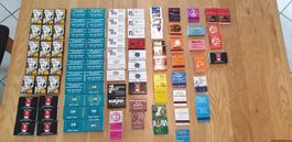 95 diverses boîtes d'allumettes Jura