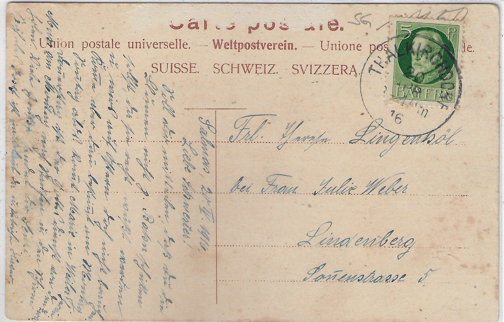 Cartoline postali: St. Gallen - Teilansicht – Usato da Ettingen venduto da Kartenplanet 1