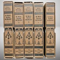RARE 🛠️Sammler-Set: Maschinenbauschule 1900 | 5 Bände TOP⚙️