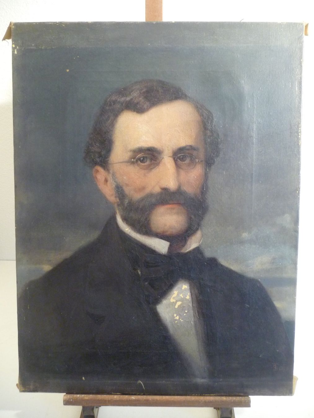 Tableaux: MONOGRAMMIERT - MÄNNERPORTRAIT – D'occasion à Aesch BL par Imoonlight