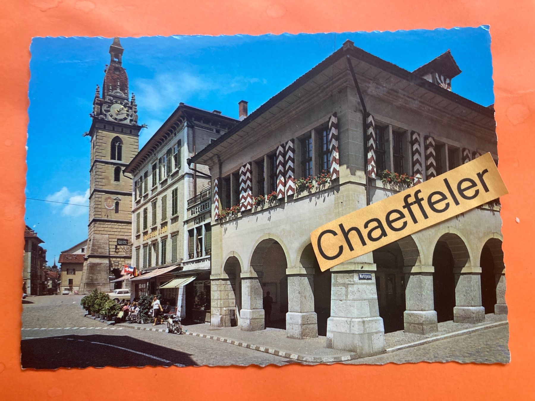 Ansichtskarten: Zofingen, Markthalle – Gebraucht aus Zürich von Chaeffeler