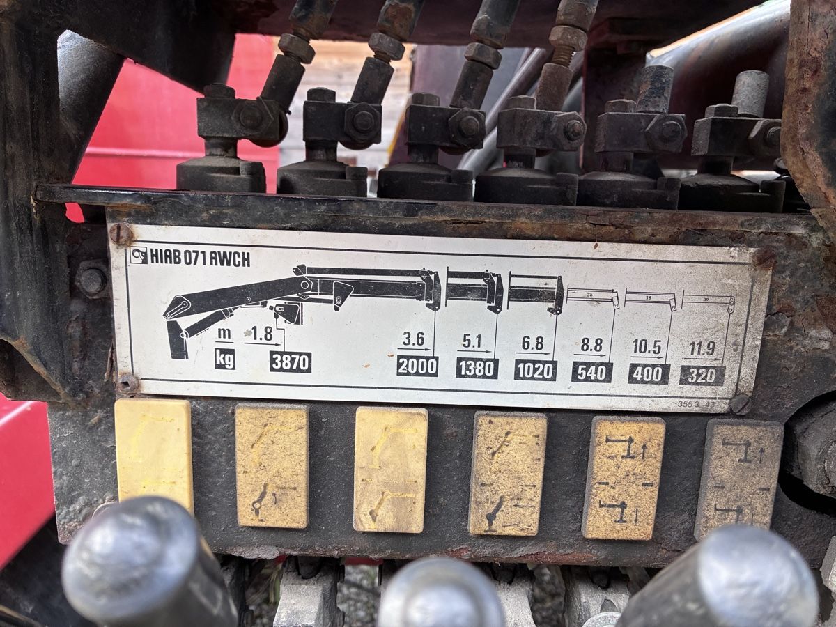 HIAB Gru: Kran Hiab 071 zu Aebi TP – Usato da Grindelwald venduto da AdBaKn 1