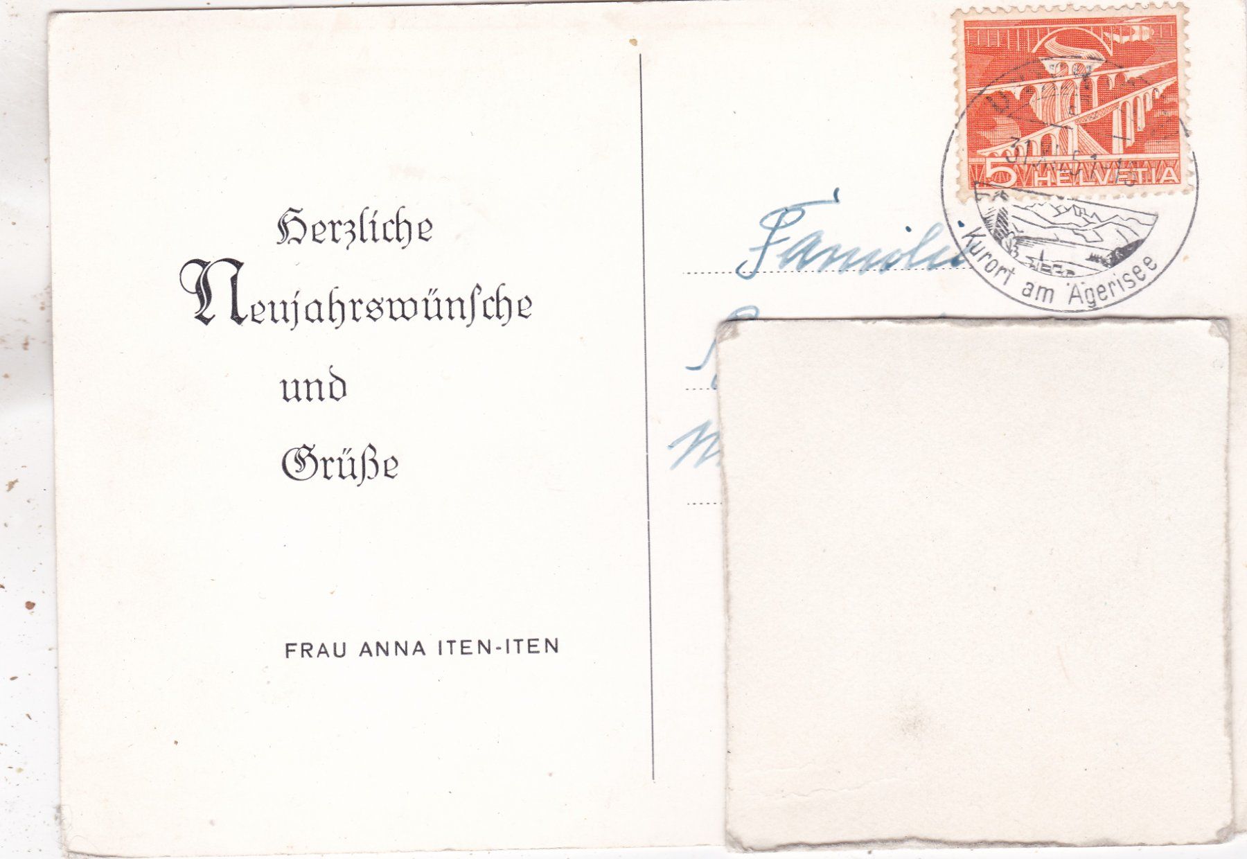 Cartoline postali: Unteraegeri Forsthaus Kinderheim 1951 – Usato da Herisau venduto da Lisegrat2008 1