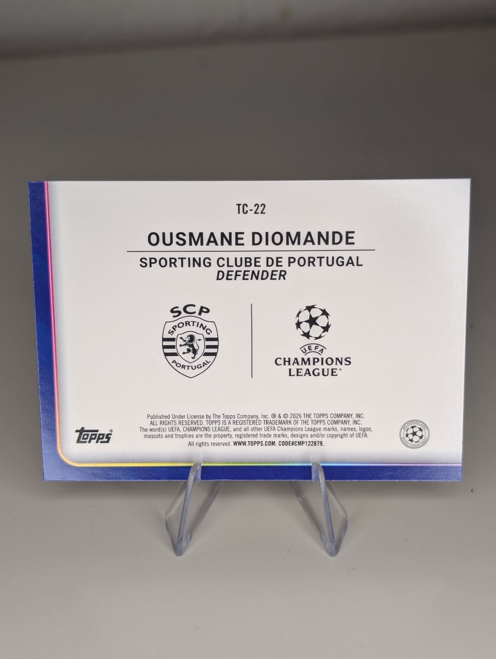 Topps Sammelbilder & Trading cards: Ousmane Diomande Sporting Topps Flagship – Neu (gemäss Beschreibung) aus Hunzenschwil von BRPCards 1
