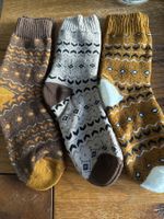 3x Kuschelsocken - flauschig weich-Wohlfühlen- Zeit für Dich
