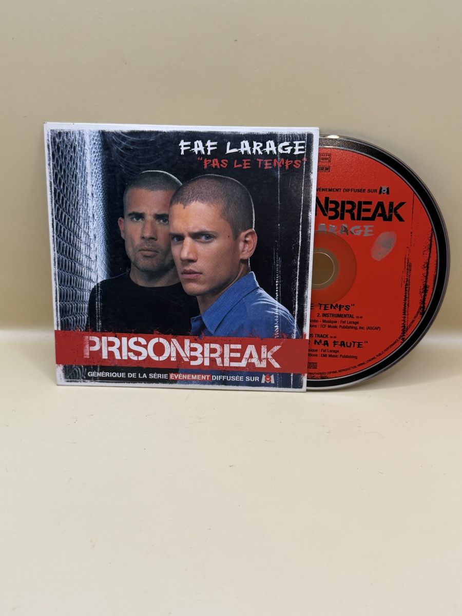 CD: Faf Larage - Pas le Temps CD Single Prison Break – Usato da Genève venduto da sho_67qj 2