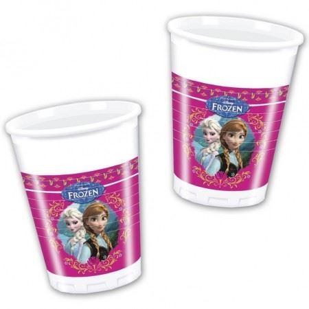 Disney Alle Dekorationen: Frozen / Plastikbecher 0.2l / 8Stk. – Neu und originalverpackt aus Wetzikon ZH von partyonlineshop