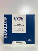 LIYON YTX14-BS Motorradbatterie 12V 14Ah / 10HR (210CCA)