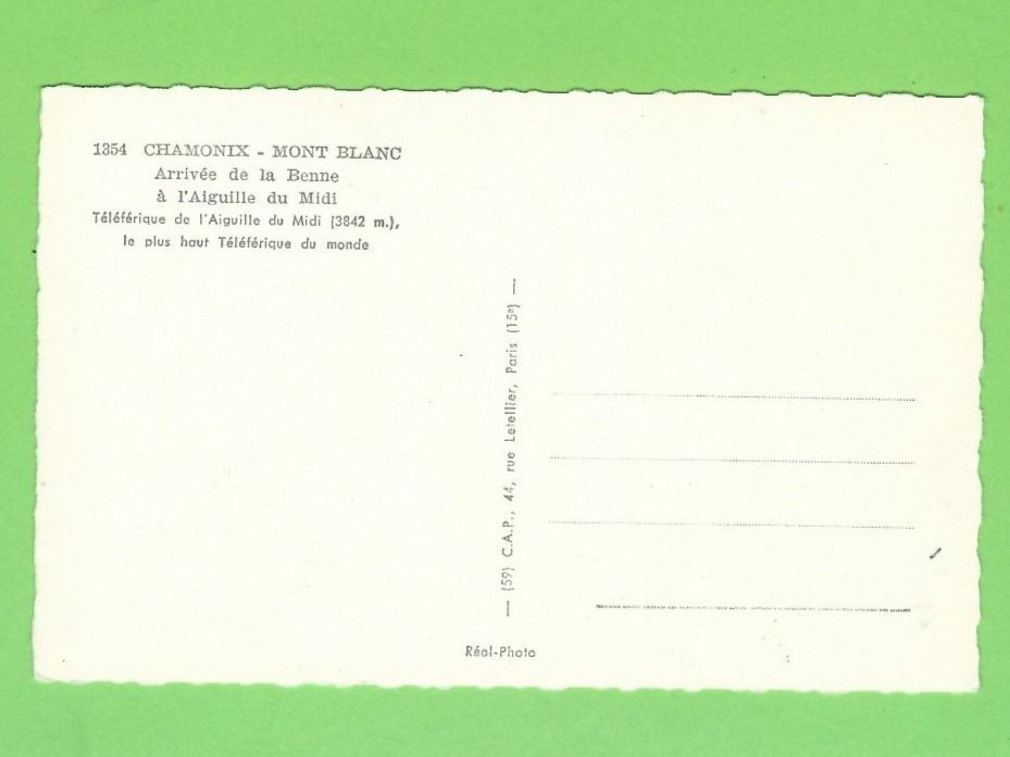 Cartoline postali: Chamonix - Mont Blanc – Usato da Zürich venduto da t24_de 1