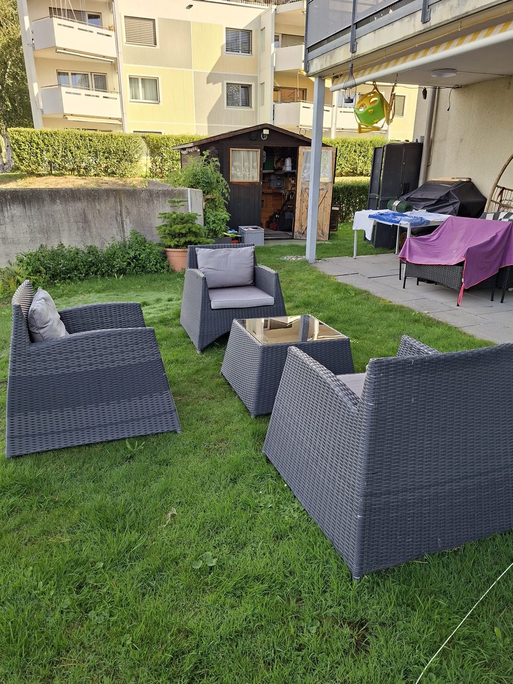 Poltrone: Gartenlounge Set Rattanoptik 3 Teile – Usato da Wallisellen venduto da sca97 1