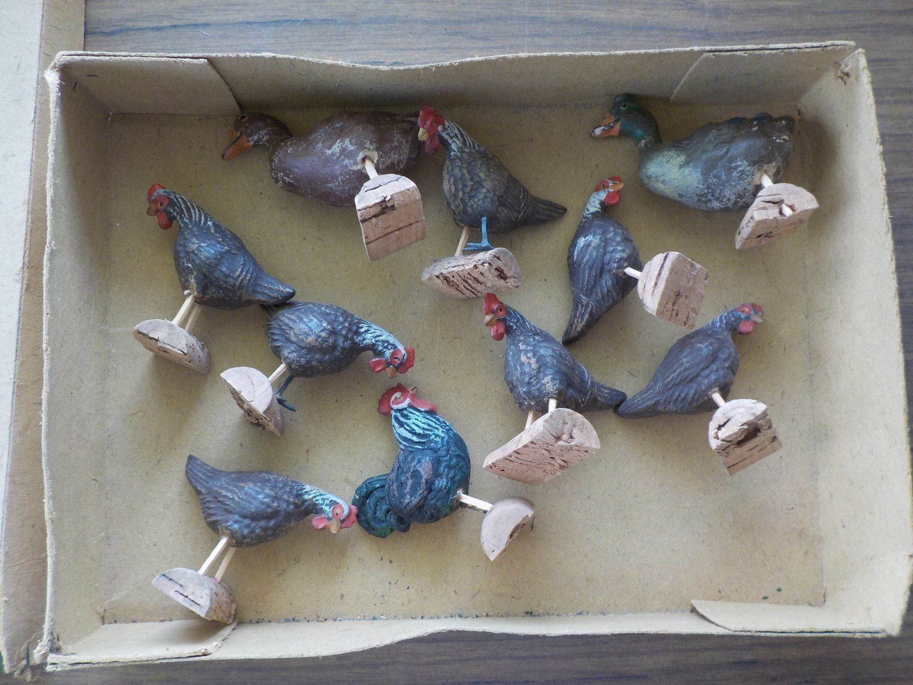 Statuette: Tierfiguren Bauernhof antik - Lot – Usato da Mörschwil venduto da antiksalon