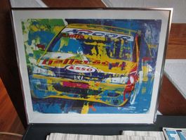 PEUGEOT STW TOURENWAGEN KUNSTDRUCK SEHR SELTEN