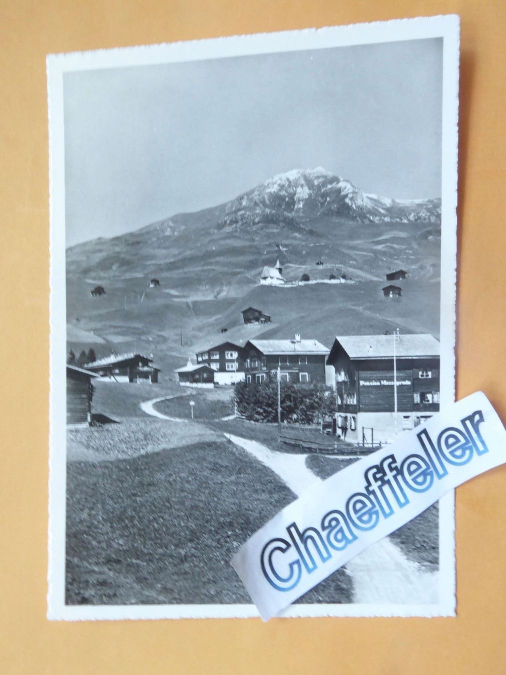 Cartoline postali: Inner-Arosa, Bergkirchli mit Weisshorn – Nuovo (secondo la descrizione) da Zürich venduto da Chaeffeler