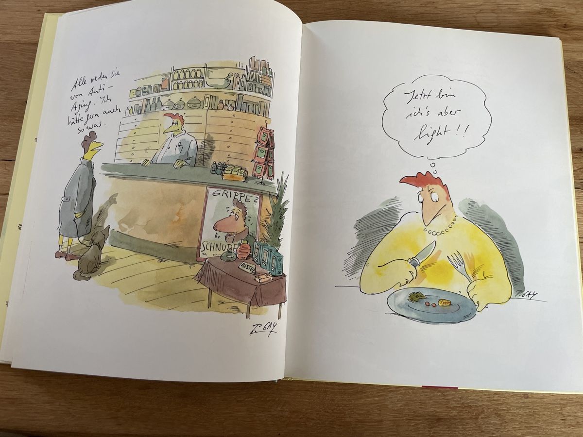 Fumetti: Peter Gaymann - Wellness-Hühner Buch – Usato da Winterthur venduto da cheerio97 4