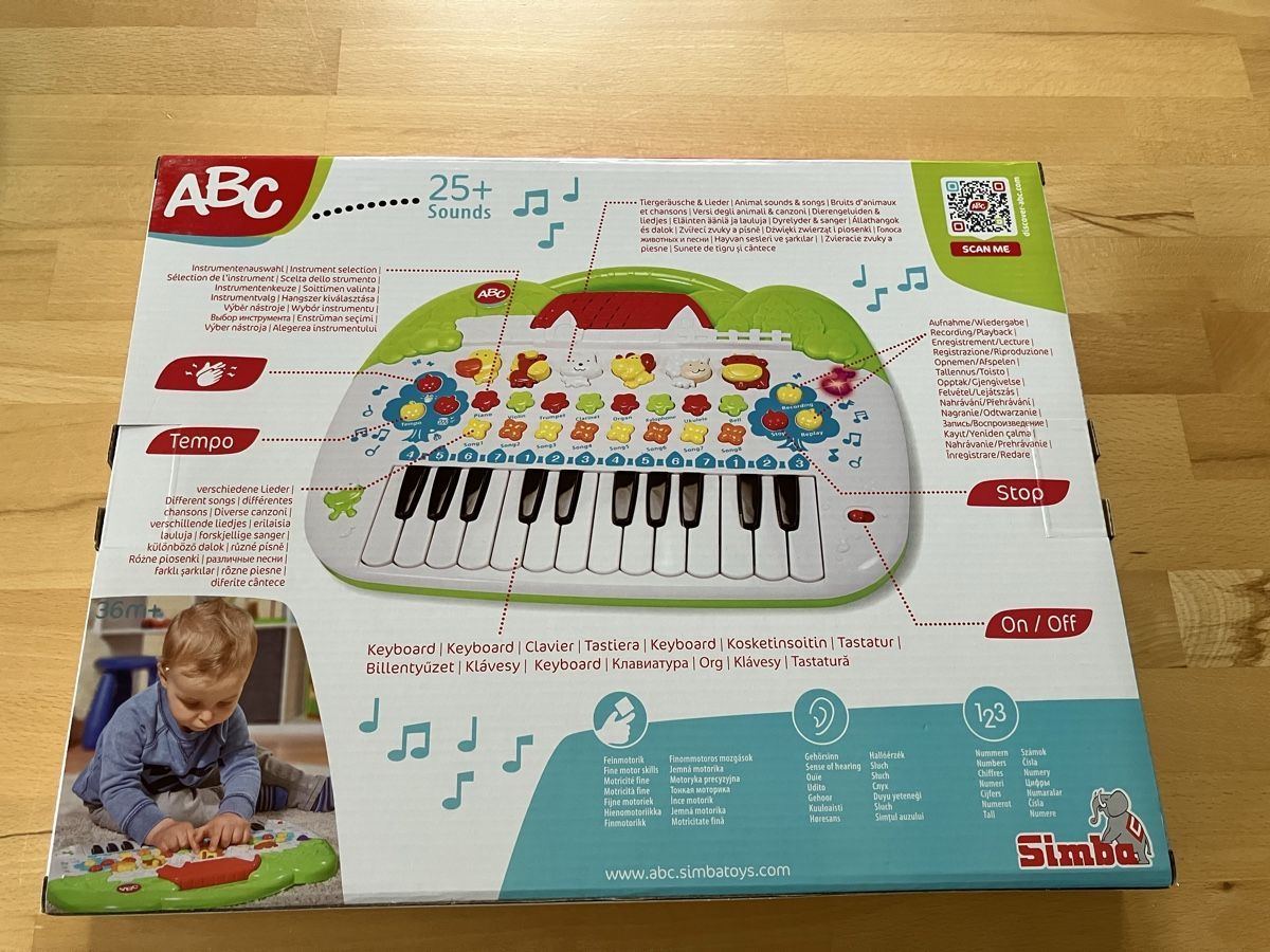 Giocattoli: Kinder Piano mit Batterien, Neu! – Nuovo e nell'imballaggio originale da Olten venduto da Dickbrave 1