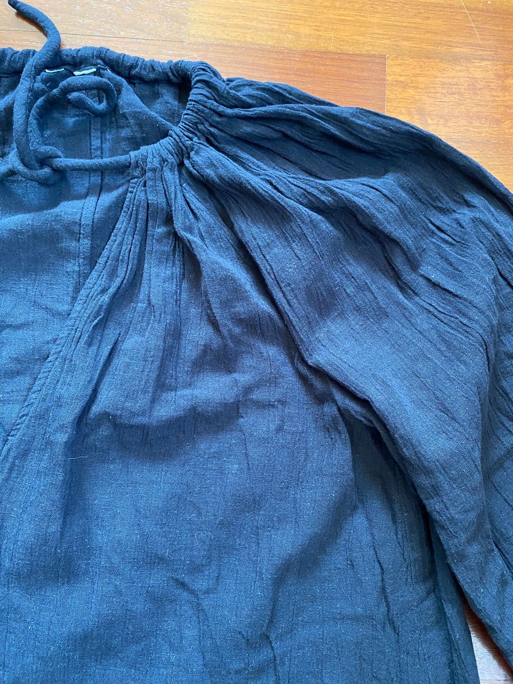 Tuniche: Schwarze Tunikabluse Baumwolle - Gr. XL – Usato da Besazio venduto da lionheart63 3
