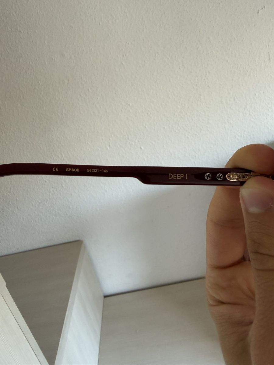 Chrome Hearts Occhiali & Lenti: Chrome Hearts Deep 1 Cherry Sunglasses – Usato da Genève venduto da SG_73 3