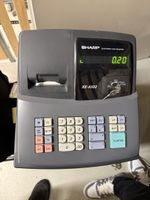 Registrierkasse Sharp XE-A102 grau guter Zustand