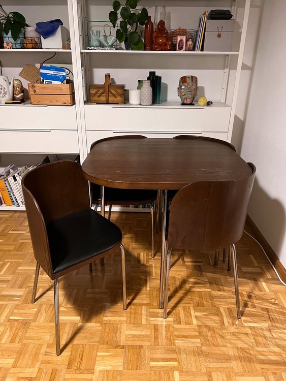 IKEA Fusion Vintage Esstisch und Stühle Kaufen auf Ricardo