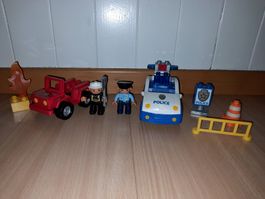 Lego Duplo Feuerwehrhauptmann 6169 und Polizeistreife 4963
