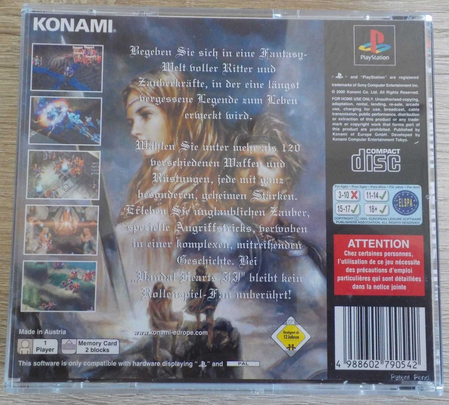 Sony Giochi: VANDAL-HEARTS 2..........Topzustand!!! – Usato da Reinach AG venduto da Masi 1