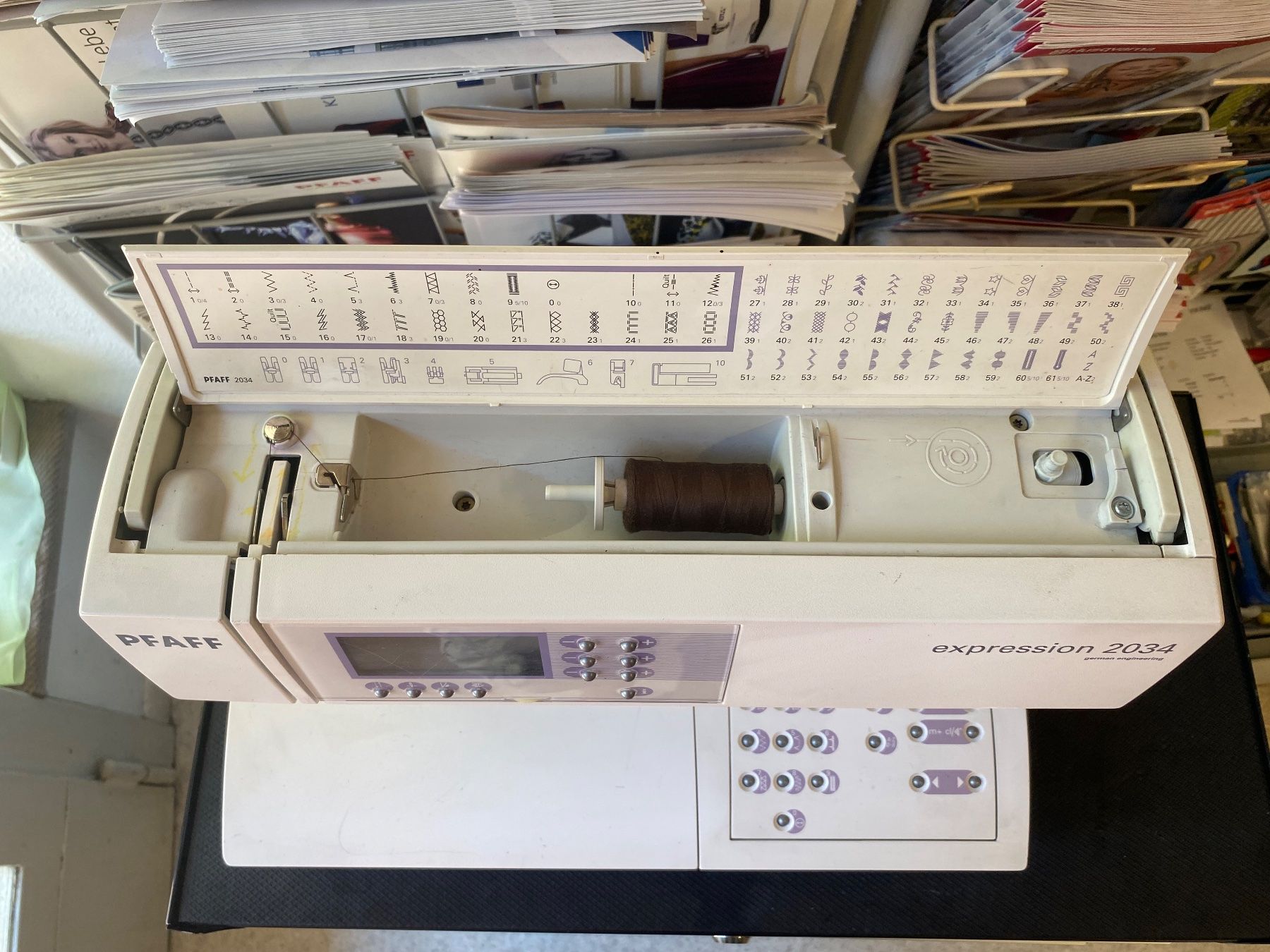 Pfaff Macchine da cucire: Nähmaschine PFAFF expression 2034, mit IDT, ab Fr. 1.-- – Usato da Olten venduto da Pat31 7