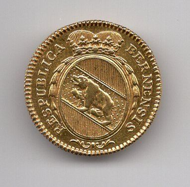 Tutti le monete: (1663) Bern Duplone, 1796, fast stgl – Usato da Rüthi (Rheintal) venduto da erdnuessli1 1
