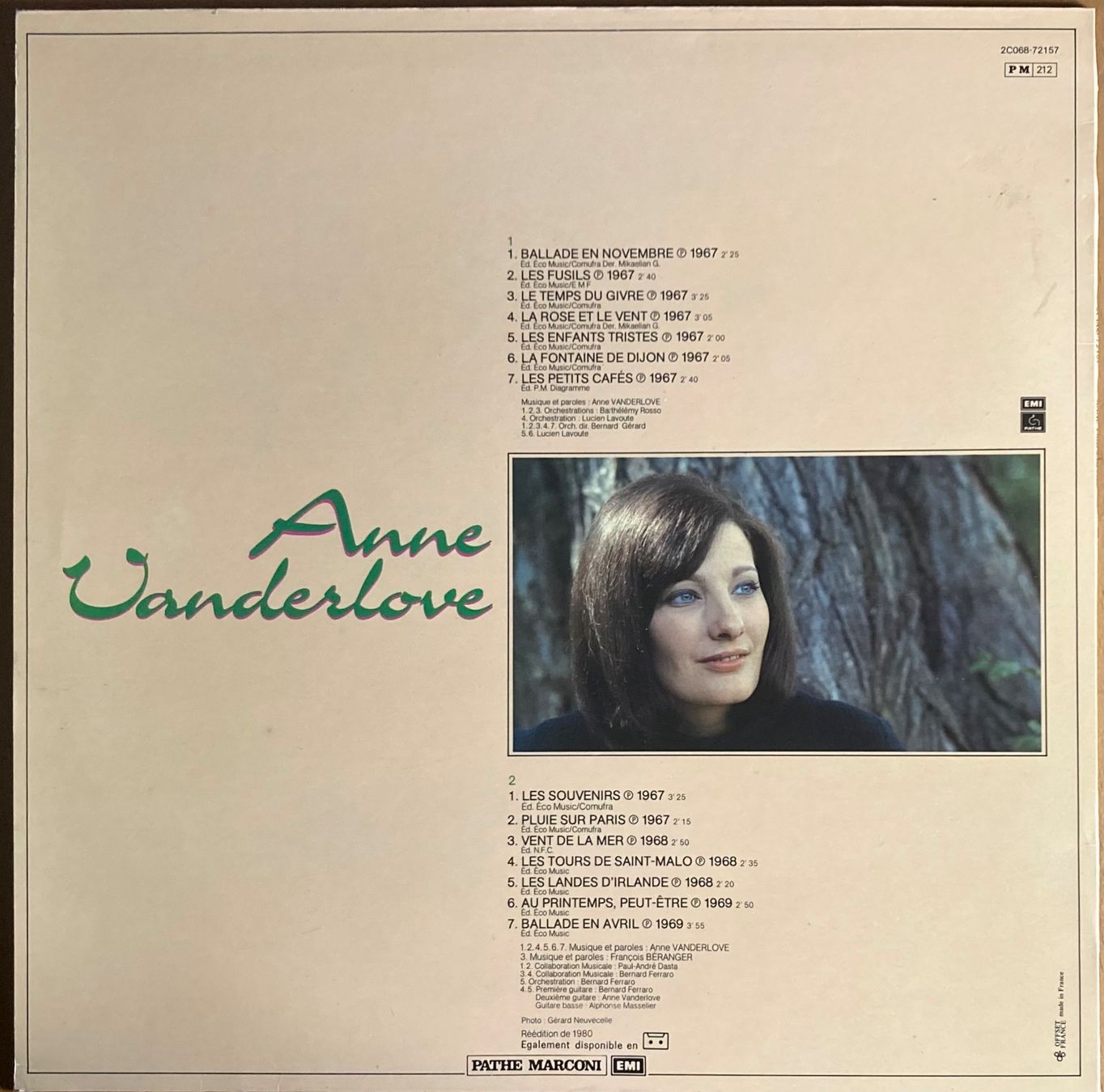 Dischi in vinile: ANNE VANDERLOVE - ANNE VANDERLOVE – Usato da Poliez-Pittet venduto da Newtown-Records 1