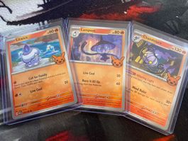 Pokémonkarten Litwick Lampent Chandelure BOO24