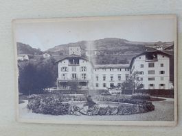 Antikes Photo auf Karton / Hotel & Bad Alveneu ca. 1890