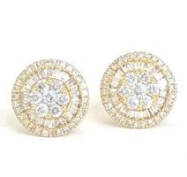 Gelbgold Ohrstecker mit Diamanten, statt UVP 1.490.- CHF