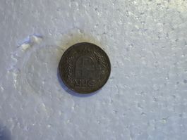 5 Franken Muenze 1953 CHF Sammlerstueck guter Zustand