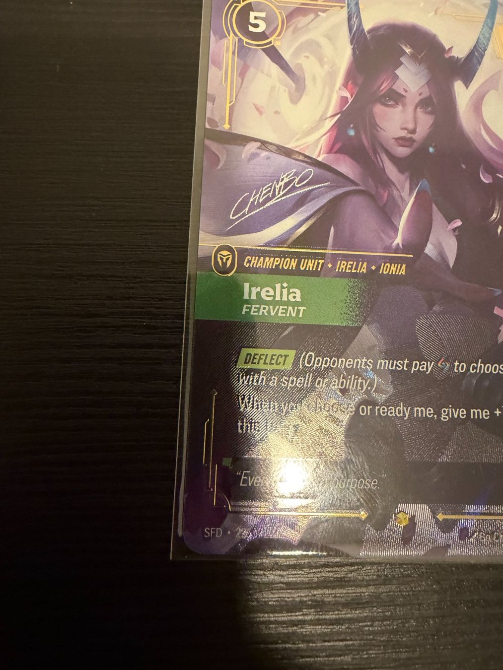 2026 RIFTBOUND SPIRITFORGED SIGNATURE OVERNUMBER 225* IRELIA (Gebraucht ...