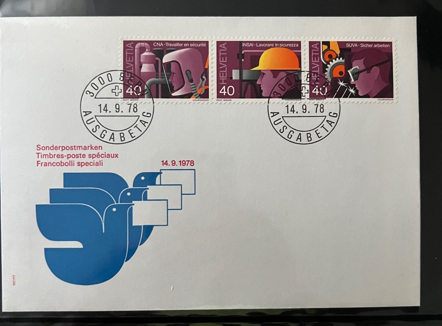 Tutti i francobolli: Erstagsbrief 1978 – Usato da Rotkreuz venduto da Parcore